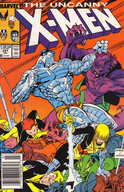 Uncanny X-Men, Vol. 1 ...Dressed for Dinner! |  Issue#231B | Year:1988 | Series: X-Men | Pub: Marvel Comics | Newsstand Edition