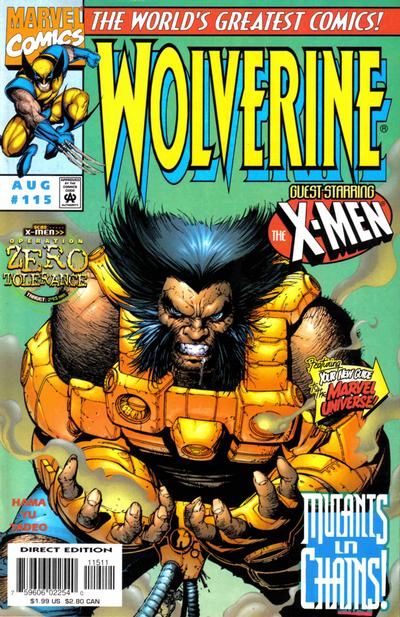 Wolverine, Vol. 2 Operation: Zero Tolerance - In The Face Of It |  Issue#115A | Year:1997 | Series: Wolverine | Pub: Marvel Comics | Direct Edition