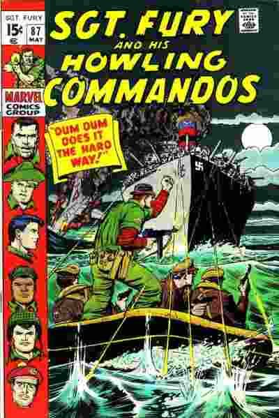 Sgt. Fury and His Howling Commandos  |  Issue#87 | Year:1971 | Series: Nick Fury - Agent of S.H.I.E.L.D. | Pub: Marvel Comics |