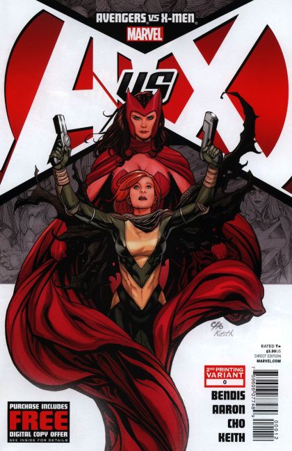Avengers vs. X-Men Avengers vs. X-Men - Prologue |  Issue#0D | Year:2012 | Series: Avengers | Pub: Marvel Comics | 2nd Printing Frank Cho