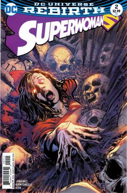 Superwoman, Vol. 1 Who Killed Superwoman?, Part 2: What Comes Next? |  Issue#2A | Year:2016 | Series:  | Pub: DC Comics | Regular Phil Jimenez Cover