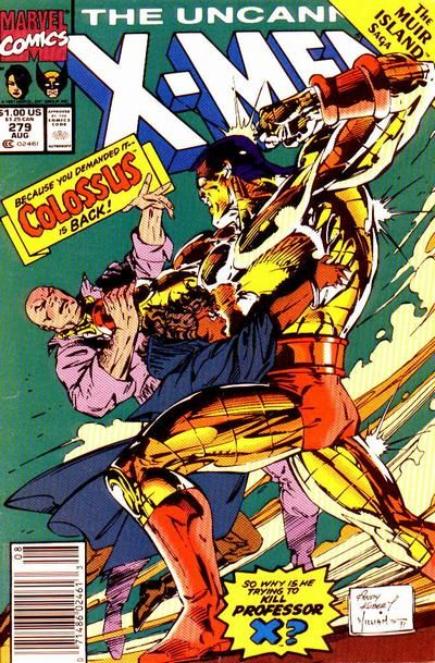 Uncanny X-Men, Vol. 1 The Muir Island Saga - Part 2: Bad To The Bone |  Issue#279B | Year:1991 | Series: X-Men | Pub: Marvel Comics |