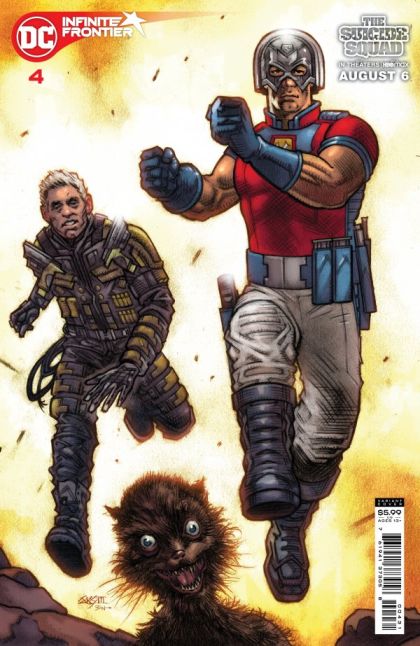 Infinite Frontier Infinite Betrayal |  Issue#4C | Year:2021 | Series:  | Pub: DC Comics | John J. Snyder III Suicide Squad Movie Car Stock Cover