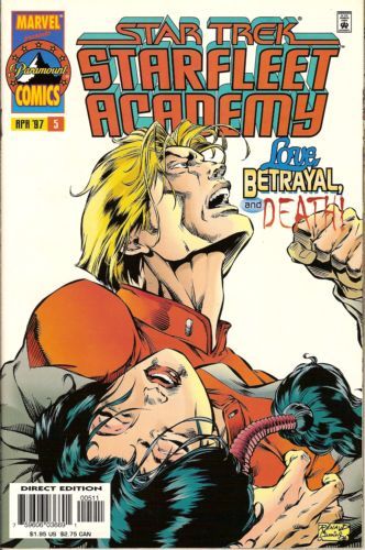 Star Trek: Starfleet Academy, Vol. 1 Love and Death |  Issue#5A | Year:1997 | Series: Star Trek | Pub: Marvel Comics | Direct Edition