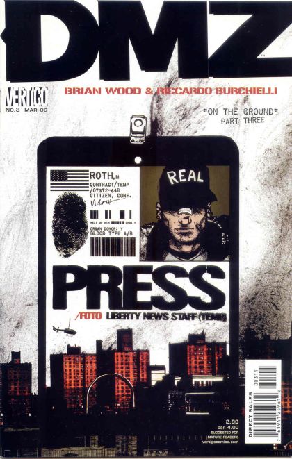 DMZ On the Ground, Part 3 |  Issue#3 | Year:2006 | Series: DMZ | Pub: DC Comics |