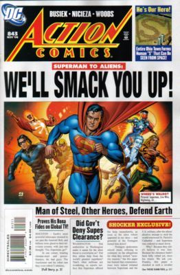 Action Comics, Vol. 1 Back In Action, All Out Action |  Issue#843A | Year:2006 | Series:  | Pub: DC Comics | Direct Edition