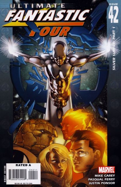 Ultimate Fantastic Four Silver Surfer |  Issue#42 | Year:2007 | Series: Fantastic Four | Pub: Marvel Comics | Pasqual Ferry Regular