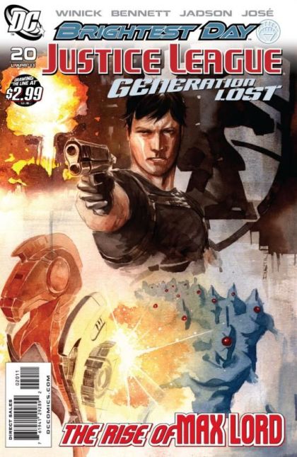 Justice League: Generation Lost Brightest Day - Generation Lost, The Man Behind The Curtain |  Issue#20A | Year:2011 | Series:  | Pub: DC Comics | Dustin Nguyen Regular Cover
