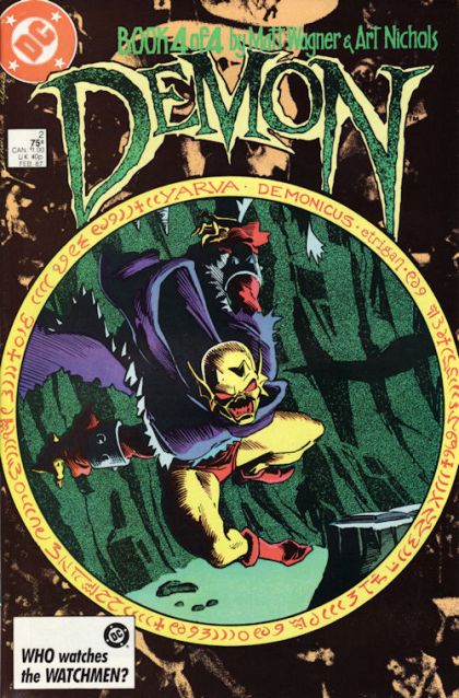 The Demon, Vol. 2 Descension From Below |  Issue#2A | Year:1987 | Series: Demon | Pub: DC Comics | Direct Edition