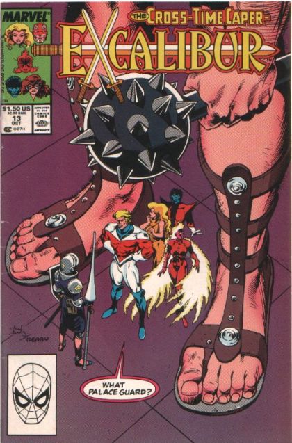 Excalibur, Vol. 1 The Cross-Time Caper, Part 2: The Marriage Of True Minds |  Issue#13A | Year:1989 | Series: Excalibur | Pub: Marvel Comics | Direct Edition