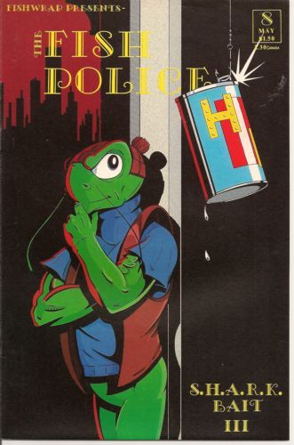 Fish Police, Vol. 1  |  Issue#8 | Year:1987 | Series:  | Pub: Fishwrap Productions |