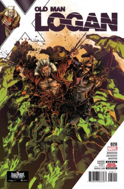 Old Man Logan, Vol. 2 Days of Anger |  Issue#28A | Year:2017 | Series: Wolverine | Pub: Marvel Comics | Mike Deodato Jr. Regular