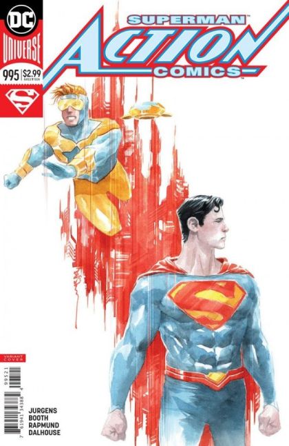 Action Comics, Vol. 3 Booster Shot, Part III |  Issue#995B | Year:2018 | Series: Superman | Pub: DC Comics | Dustin Nguyen Variant