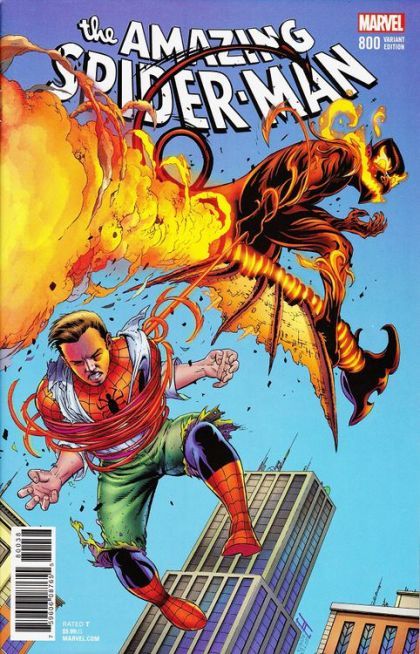 The Amazing Spider-Man, Vol. 4 Go Down Swinging |  Issue#800G | Year:2018 | Series: Spider-Man | Pub: Marvel Comics | John Cassaday Variant Cover