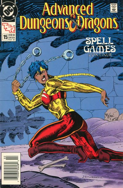 Advanced Dungeons & Dragons Spell Games, Cat And Mouse |  Issue#15B | Year:1990 | Series: TSR | Pub: DC Comics | Newsstand Edition