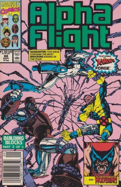 Alpha Flight, Vol. 1 Building Blocks, Part 2: Trust |  Issue#88A | Year:1990 | Series: Alpha Flight | Pub: Marvel Comics |