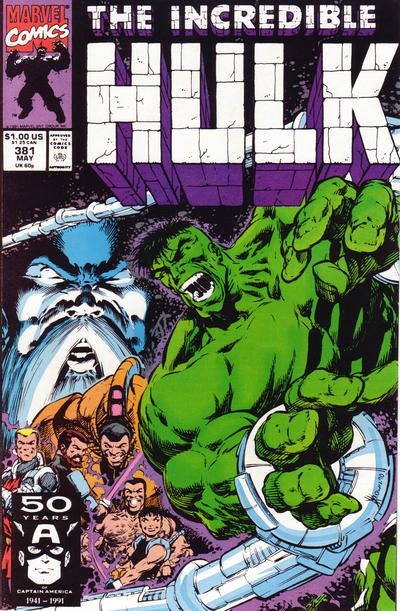 The Incredible Hulk, Vol. 1 Exposition |  Issue#381A | Year:1991 | Series: Hulk | Pub: Marvel Comics |