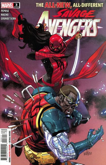 Savage Avengers, Vol. 2 The Devil’s Gauntlet |  Issue#3A | Year:2022 | Series:  | Pub: Marvel Comics | Regular Leinil Francis Yu Cover