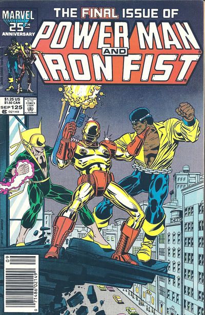 Power Man And Iron Fist, Vol. 1 Hardball |  Issue#125B | Year:1986 | Series: Power Man and Iron Fist | Pub: Marvel Comics | Newsstand Edition