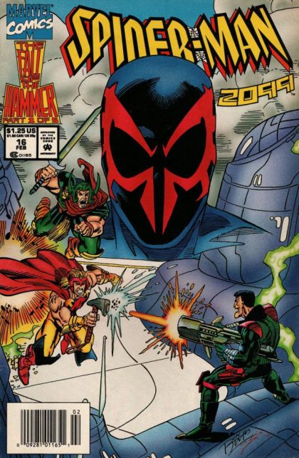 Spider-Man 2099, Vol. 1 The Fall of the Hammer - Part 1: The Hammer Strikes |  Issue#16B | Year:1994 | Series:  | Pub: Marvel Comics | Newsstand Edition