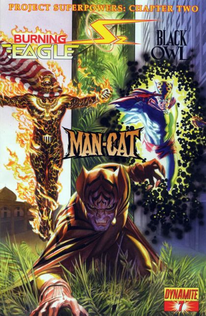 Project Superpowers: Chapter Two  |  Issue#7A | Year:2010 | Series: Project Superpowers | Pub: Dynamite Entertainment | Alex Ross Cover