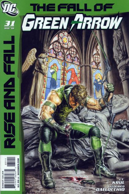 Green Arrow / Black Canary Rise and Fall - The Fall of Green Arrow, Part I |  Issue#31A | Year:2010 | Series: Green Arrow | Pub: DC Comics | Mauro Cascioli Regular Cover