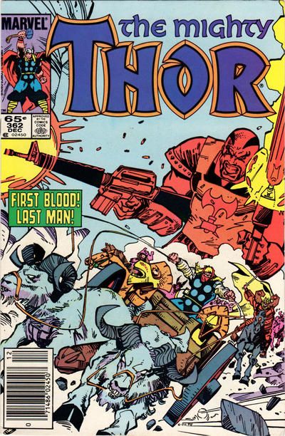 Thor, Vol. 1 Like A Bat Out Of Hel! |  Issue#362B | Year:1985 | Series: Thor | Pub: Marvel Comics | Newsstand Edition