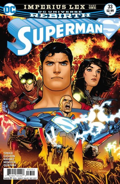 Superman, Vol. 4 Imperius Lex, Part One: The Super Man Who Would Be King |  Issue#33A | Year:2017 | Series: Superman | Pub: DC Comics | Ryan Sook Regular