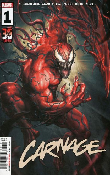 Carnage, Vol. 3 In The Court of Crimson |  Issue#1A | Year:2022 | Series:  | Pub: Marvel Comics | Regular Kendrik Lim Cover
