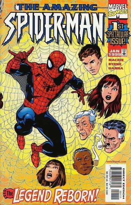 The Amazing Spider-Man, Vol. 2 Where R U Spider-Man? / Rebirth / The Secrets of Spider-Man |  Issue#1A | Year:1998 | Series: Spider-Man | Pub: Marvel Comics | John Byrne Regular