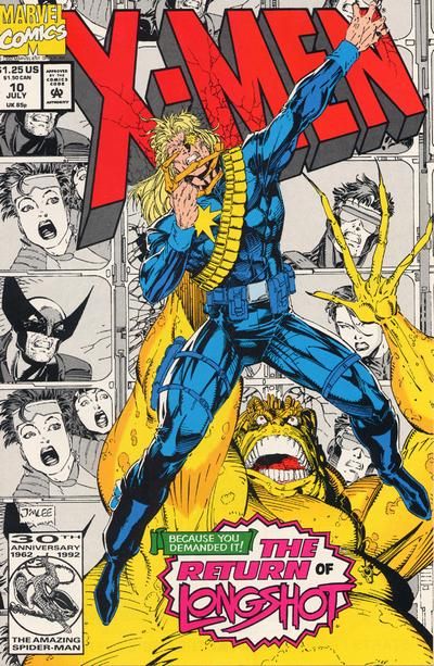 X-Men, Vol. 1 Where Happy Little Bluebirds Fly.. |  Issue#10A | Year:1992 | Series: X-Men | Pub: Marvel Comics | Direct Edition