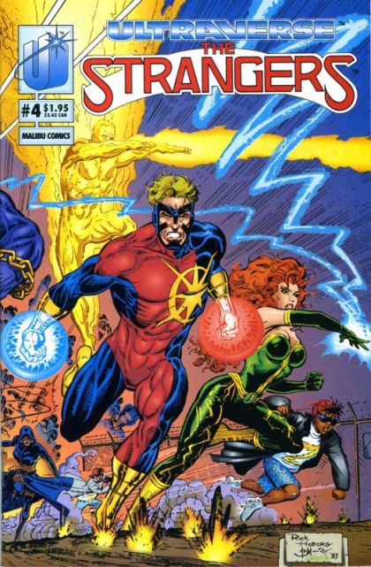 The Strangers Between A Rock and A Hardcase |  Issue#4A | Year:1993 | Series: The Strangers | Pub: Malibu Comics | Direct Edition