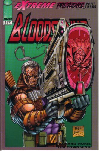 Bloodstrike Extreme Predjudice - Part Three - Unholy Alliances / Black & White, Part 6 |  Issue#9 | Year:1994 | Series:  | Pub: Image Comics | Richard Horie Regular Cover