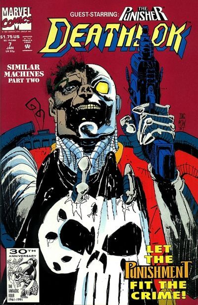 Deathlok, Vol. 2 Similar Machines, Part Two: Men Or Machines? |  Issue#7A | Year:1992 | Series: Deathlok | Pub: Marvel Comics | Direct Edition