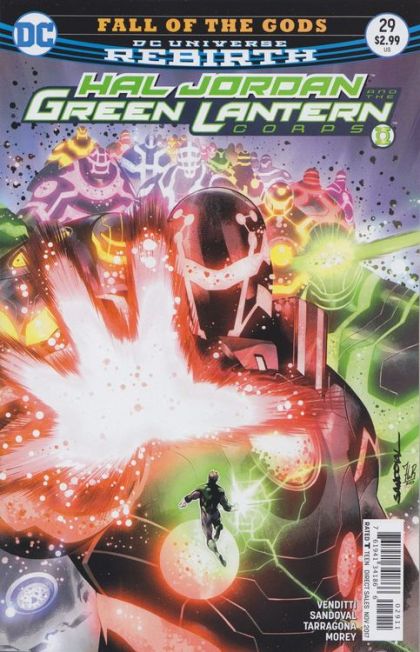 Hal Jordan and the Green Lantern Corps Fall of the Gods, Conclusion: The Dead Will Rise |  Issue#29A | Year:2017 | Series: Green Lantern | Pub: DC Comics | Regular Rafa Sandoval & Jordi Tarragona Cover