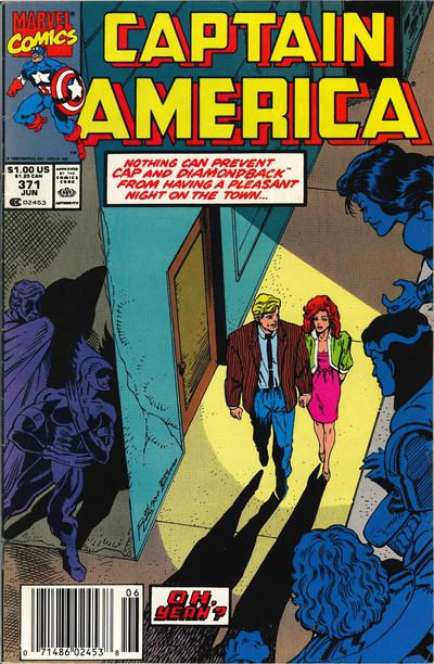 Captain America, Vol. 1 Cap's Night Out |  Issue#371B | Year:1990 | Series: Captain America | Pub: Marvel Comics |