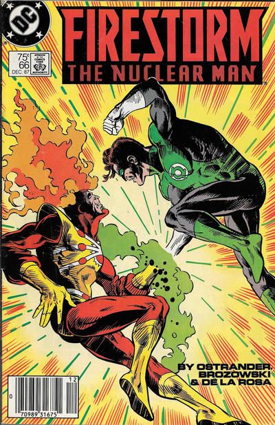 Firestorm, the Nuclear Man, Vol. 2 (1982-1990) Out Of Control |  Issue#66B | Year:1987 | Series: Firestorm | Pub: DC Comics | Newsstand Edition