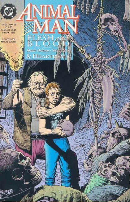 Animal Man, Vol. 1 Flesh And Blood, Part 5: Heartbeats |  Issue#55 | Year:1992 | Series:  | Pub: DC Comics | First Printing