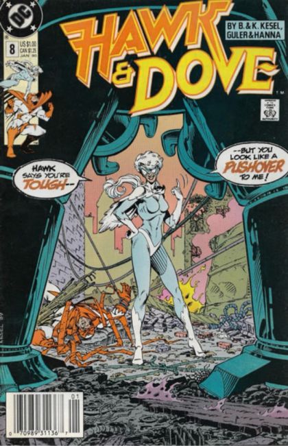 Hawk & Dove, Vol. 3 M.A.C. Attack! |  Issue#8B | Year:1990 | Series: Teen Titans | Pub: DC Comics | Newsstand Edition