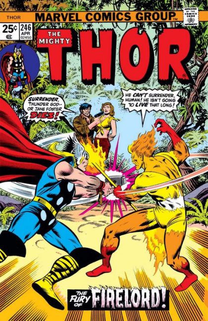Thor, Vol. 1 The Fury of Firelord |  Issue#246A | Year:1976 | Series: Thor | Pub: Marvel Comics | Regular Edition