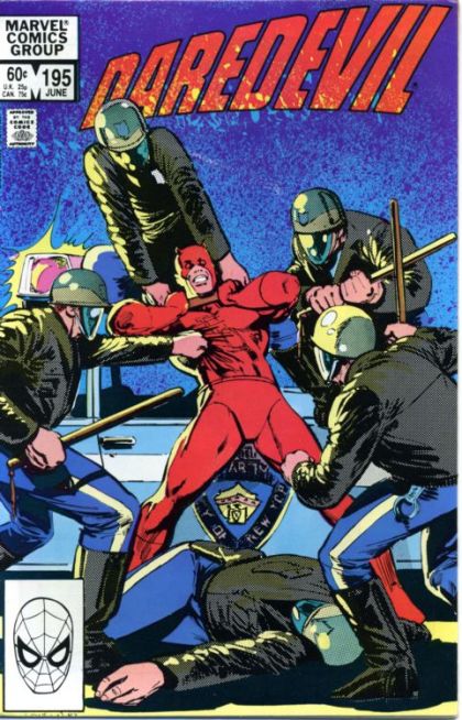 Daredevil, Vol. 1 Betrayal |  Issue#195A | Year:1983 | Series: Daredevil | Pub: Marvel Comics | Direct Edition