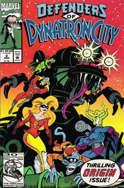 Defenders of Dynatron City Dawn of the DDC |  Issue#2A | Year:1992 | Series:  | Pub: Marvel Comics | Direct Edition