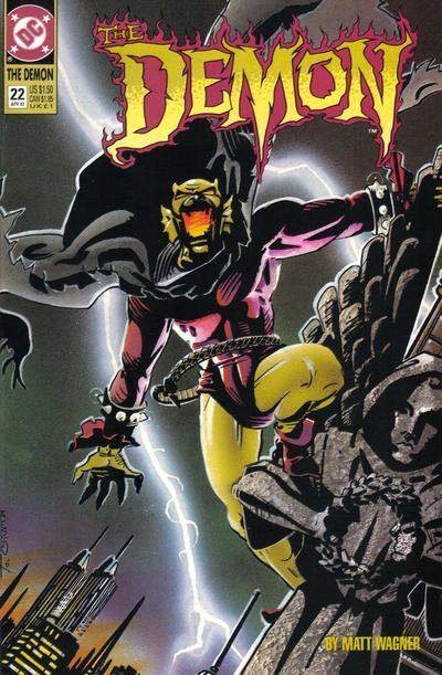 The Demon, Vol. 3 Witch War |  Issue#22 | Year:1992 | Series: Demon | Pub: DC Comics |