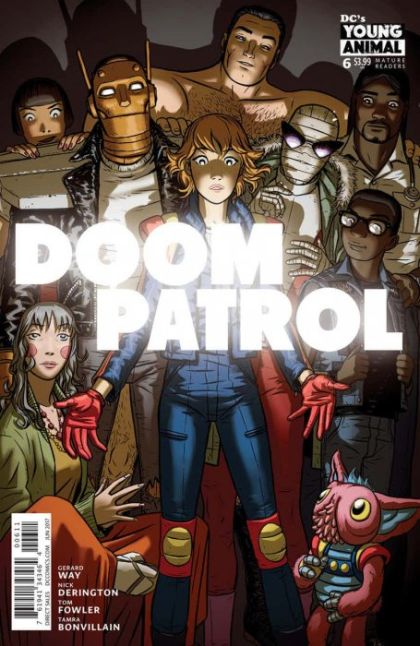 Doom Patrol, Vol. 6 Brick by Brick, Part Six |  Issue#6A | Year:2017 | Series: Doom Patrol | Pub: DC Comics | Regular Nick Derington Cover