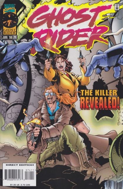 Ghost Rider, Vol. 2 Friction |  Issue#74A | Year:1996 | Series: Ghost Rider | Pub: Marvel Comics | Direct Edition