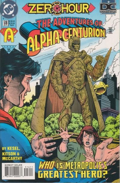 The Adventures of Superman Zero Hour - The Hero of Metropolis |  Issue#516A | Year:1994 | Series: Superman | Pub: DC Comics | Direct Edition