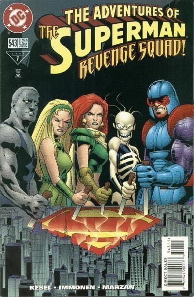 The Adventures of Superman The Honeymoon's Over |  Issue#543A | Year:1996 | Series: Superman | Pub: DC Comics | Direct Edition