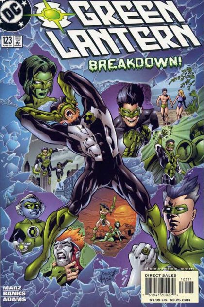 (Signed by RON MARZ) Green Lantern, Vol. 3 In Control |  Issue#123A | Year:2000 | Series: Green Lantern | Pub: DC Comics | Direct Edition