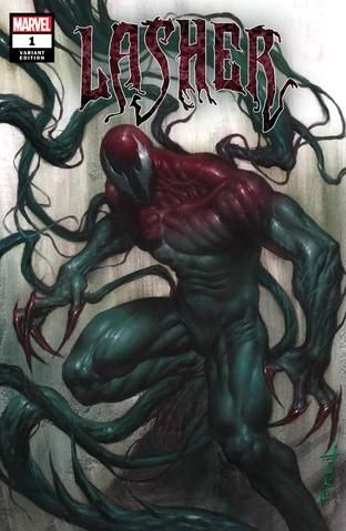 Extreme Carnage: Lasher  |  Issue#1F | Year:2021 | Series:  | Pub: Marvel Comics | Lucio Parrillo Trade Dress Variant