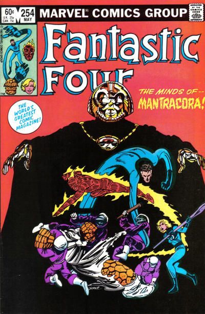 Fantastic Four, Vol. 1 The Minds Of Mantracora |  Issue#254A | Year:1983 | Series: Fantastic Four | Pub: Marvel Comics | Direct Edition